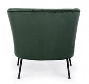 Design style green armchair