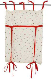 Red hearts window curtain ri-0556 cm. 75x160