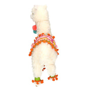 Fabric llama puppet cm28x11,5h34
