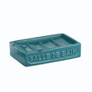 Vivienne Gedy blue ceramic soap dish