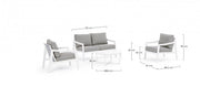 Set4 Living room C-C Sirenus White Yk11