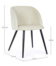 2x Queen Velvet Chair White