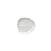 Leaf Plate 16x14x2,5h cm Zelda Stoneware Grey
