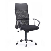 Reverso2 Office Chair with Black Eco-leather Upholstery and Mesh Back 64x66x100 cm