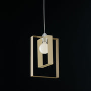 Modern suspension chandelier in ivory dove gray iron 25xh.40 cm