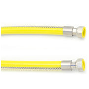 Flexible steel hose for gas