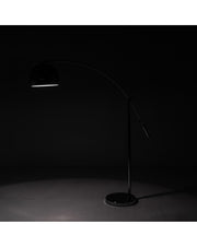 Manhattan floor lamp in gray metal STS