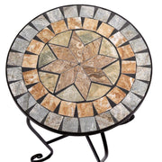 Urbino metal mosaic column