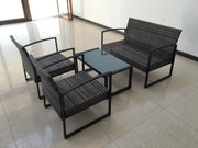 Oregon living room in poly rattan from pieces