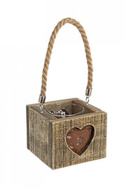 5x Mountain Heart Candle