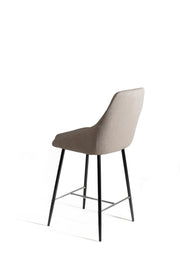 Set of 2 Fabric Stools 46cm x 49cm x 97cm