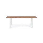 Oslo Natural-White Garden Table 100x200 cm