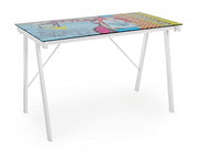 Young Cartoon desk glass top 113x58 cm
