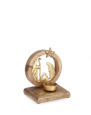 6x Celestin Nativity Nat P.Candle 1P