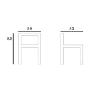 Lovely Black Polypropylene Chair UV and Moisture Resistant L59 x W53 x H82