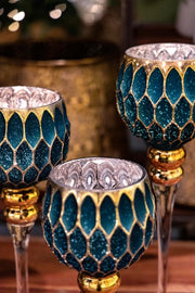 Set of 2 Rachel Calice Verd Candle Holders