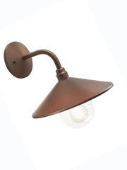 Bottom wall lamp E27 specter corten line