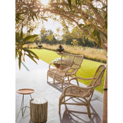 CLARITA two seater rattan outdoor sofa 119x83x h87 cm