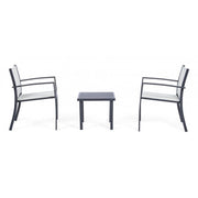 3-piece garden lounge set in anthracite Auri metal