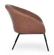 Design style velvet armchair