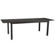 Boise aluminum table extending matt anthracite m160 - 220x90xh67.5 - 75