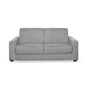 Kriog 3-Seater Sofa Bed with Square Ash Armrests - 202x96x90 cm