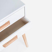 ORDINARY white chest of drawers 3 drawers 68h cm