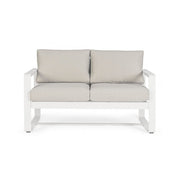 Two seater outdoor sofa White MERRIGAN 134x78x h84 cm