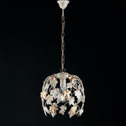 Suspension lamp in iron Ivory Light Gold 30x h37 cm ivy