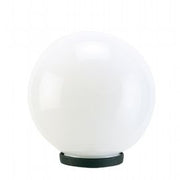 Outdoor Plastic Lamp with Opal Sphere Ø 25cm Black
