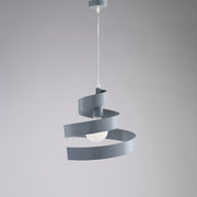 Iron suspension chandelier one light Gray 30x h23 cm