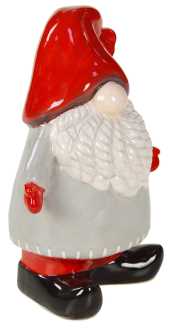 Large ceramic gnome sy-0001 cm. 17 x 12.5 h 24.5