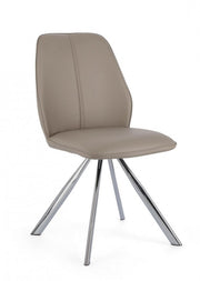 4x Maxwell Pu Taupe Chair