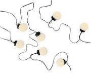 Christmas Lights 20 Led Warm White 950Cm Black Wire