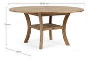 Maryland table D155 in teak wood