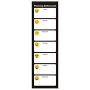 Emoji magnetic board with marker cm20x60x1,5
