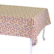 Rectangular burgundy optical tablecloth cm140x180