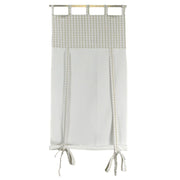 Striped rosemary fabric curtain cm58xh160x2