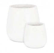 Set2 P. Vase Hoian Bomb White