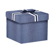 Cardboard box 1-4 blue square cm30x30h28