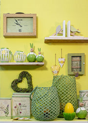 Wooden table clock 36 x 25 cm