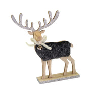 Reindeer wood blue fabric cm22x5h26