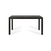 Extendable outdoor table in Anthracite aluminum 140 - 210x77x h75 cm