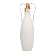 White resin angel with led cm10x7h30