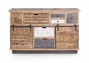 Sideboard 2 doors 7 drawers Tudor 125x37x80h cm