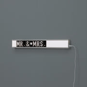 Table lamp in white metal 3x80x10h cm