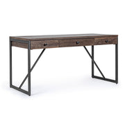Industrial style Calixte 3-drawer desk 153x66 cm