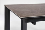 Briva extendable table gray black