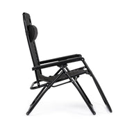 Martin deck chair black for outdoor