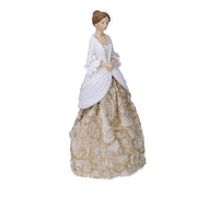 White gold resin woman cm11x19h31,5